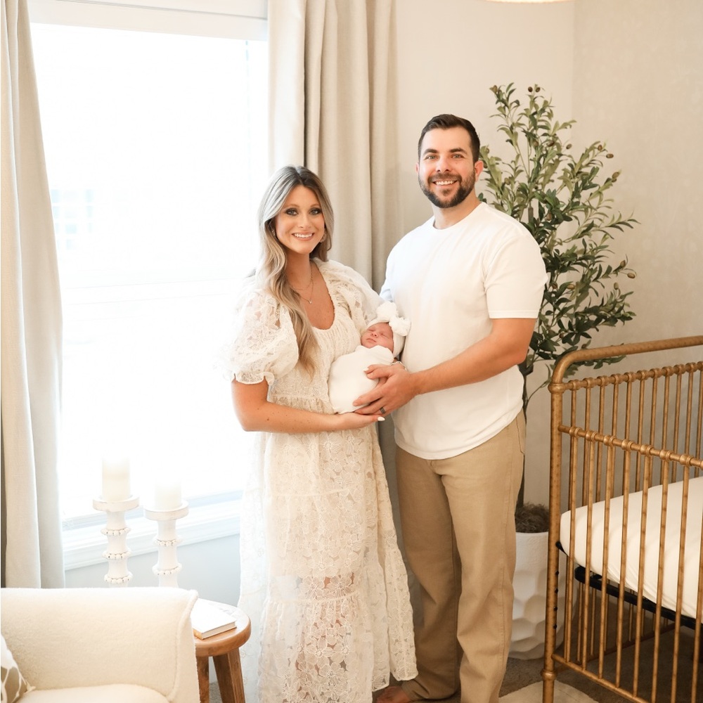 Elegant Cream Lace Maxi Dress
